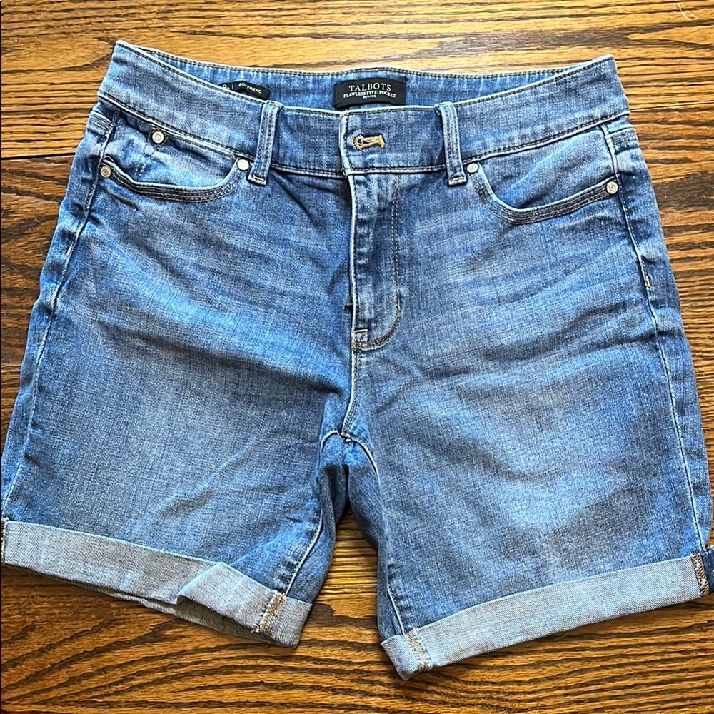 Talbots Classic Blue Denim Shorts